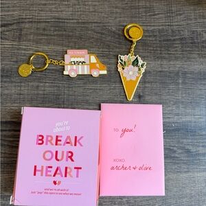 Archer & Olive Keychains Part of Self Care Box